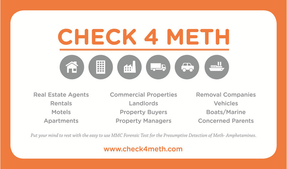 Check4Meth Screening Kits 0.5ug/100cm2